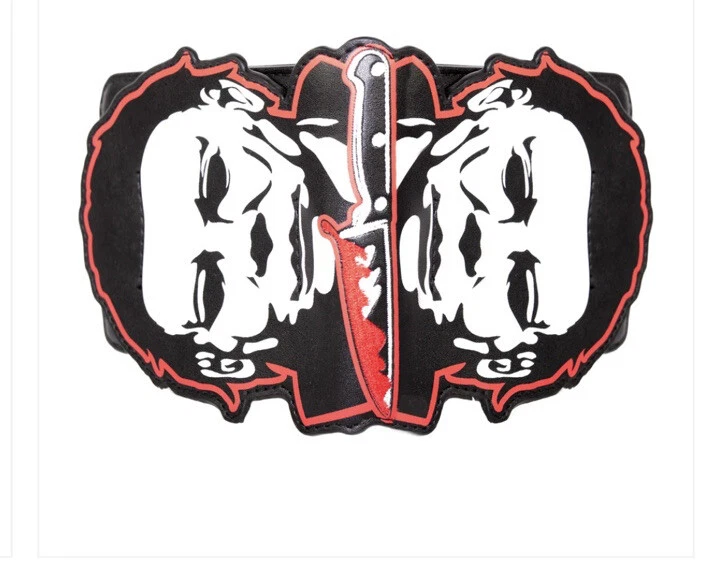 Rock Rebel Halloween Michael Myers Cabeza Doble Plegable NUEVO Foto 3 de 4