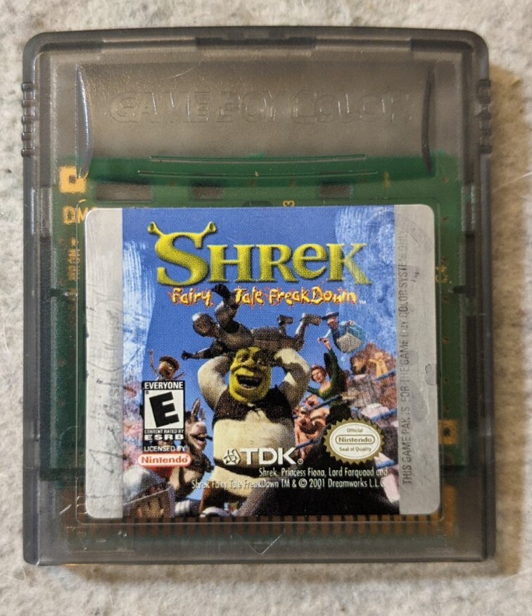 Shrek: Fairy Tale Freakdown [Nintendo Game Boy Color - CGB-BFUE-USA] | eBay