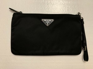 prada wristlet nylon