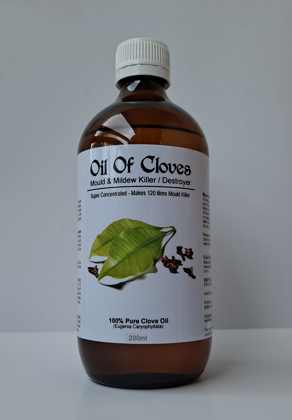 Oil of Cloves 100 Pure Organic Clove Oil Mould/Mildew Killer/Cleaner