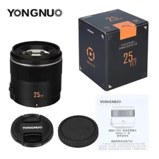 YONGNUO YN25mm F1.7M Auto Focus Lens for Panasonic Olympus M4/3 Mount Cameras