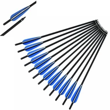 New 16-22 inch Bolts Carbon Arrows Crossbow Archery Bow Outdoor Target Hunting