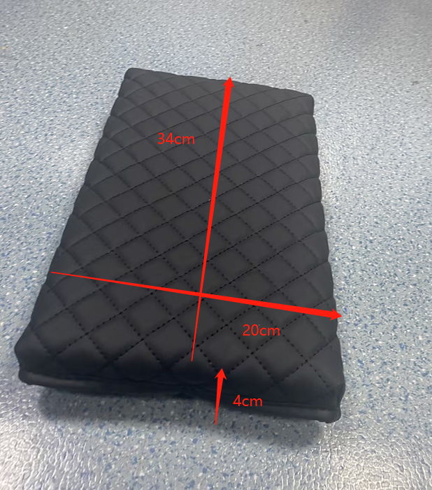 ZPPFF Handrail Box Mat For Toyota YARIS Car Center Console Pad Armrest Cover Non-Slip Protector Internal Accessories,Yellow - Foto 3