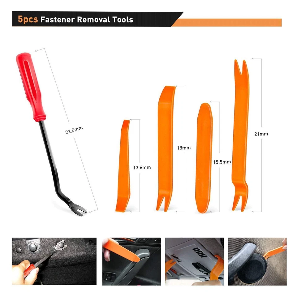 620Pcs Bumper Clips Retainer Auto Car Rivets Fastener Fender Push Pin Trim - Image 4 of 4