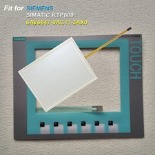 Membrane Keypad + Screen Glass for SIEMENS SIMATIC KTP600 6AV6647-0AC11-3AX0 *
