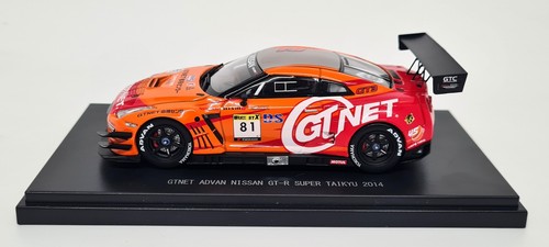 Ebbro 1/43 Nissan GT-R R35 GTNET Advan Super Taiku 2014 #81 Diecast Model Car - Picture 6 of 8