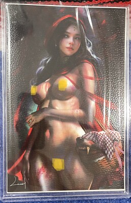 WAIFU CHRONICLES LEATHER COVER #1 SHYGUYZ RED HORROR COSPLAY RED RIDING HOOD