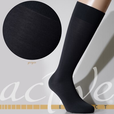 Elly CR9101 Herren Socken Herren Ruhestrümpfe mmHg 18/22 Baumwolle Socken