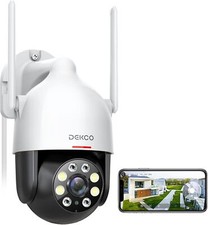 2K Camara De Seguridad 360 Wifi HD Para Exterior Casa Con Vision Nocturna Audio