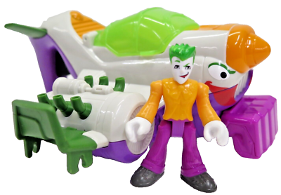 Imaginext DC Super Friends Batman Joker Battle Plane Jet Punching