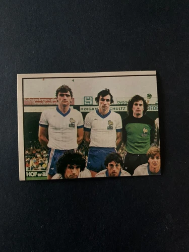 FIGURINA CALCIATORI PANINI EURO 84 N°32 SQUADRA FRANCIA NEW