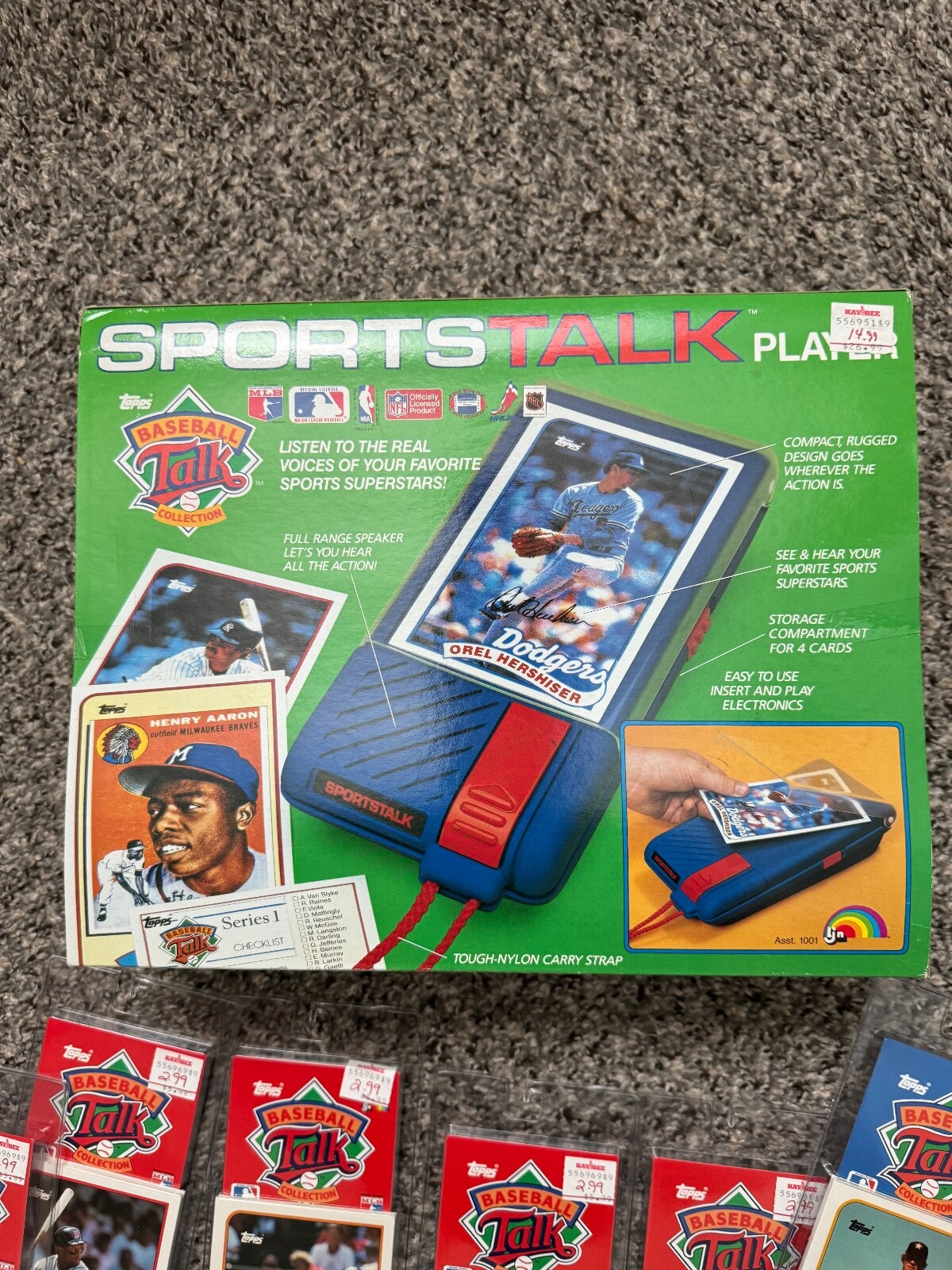 1989 Topps Baseball Talk Collection Complete Set & Sports Talk Player