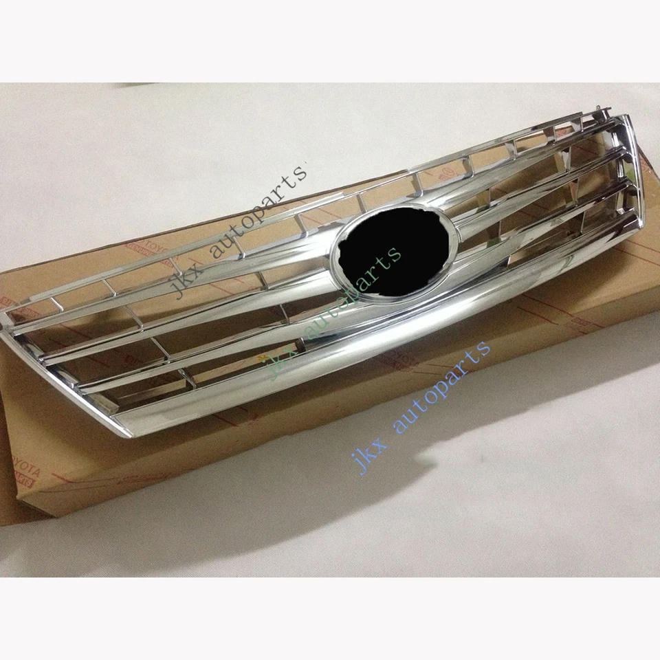 ABS Silver Front Center Bumper Grille Grill Fit For Toyota Mark X / Reiz 2005-09 - Image 4 of 4