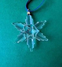 Swarovski Snowflake Ornament, pre-owned, no box