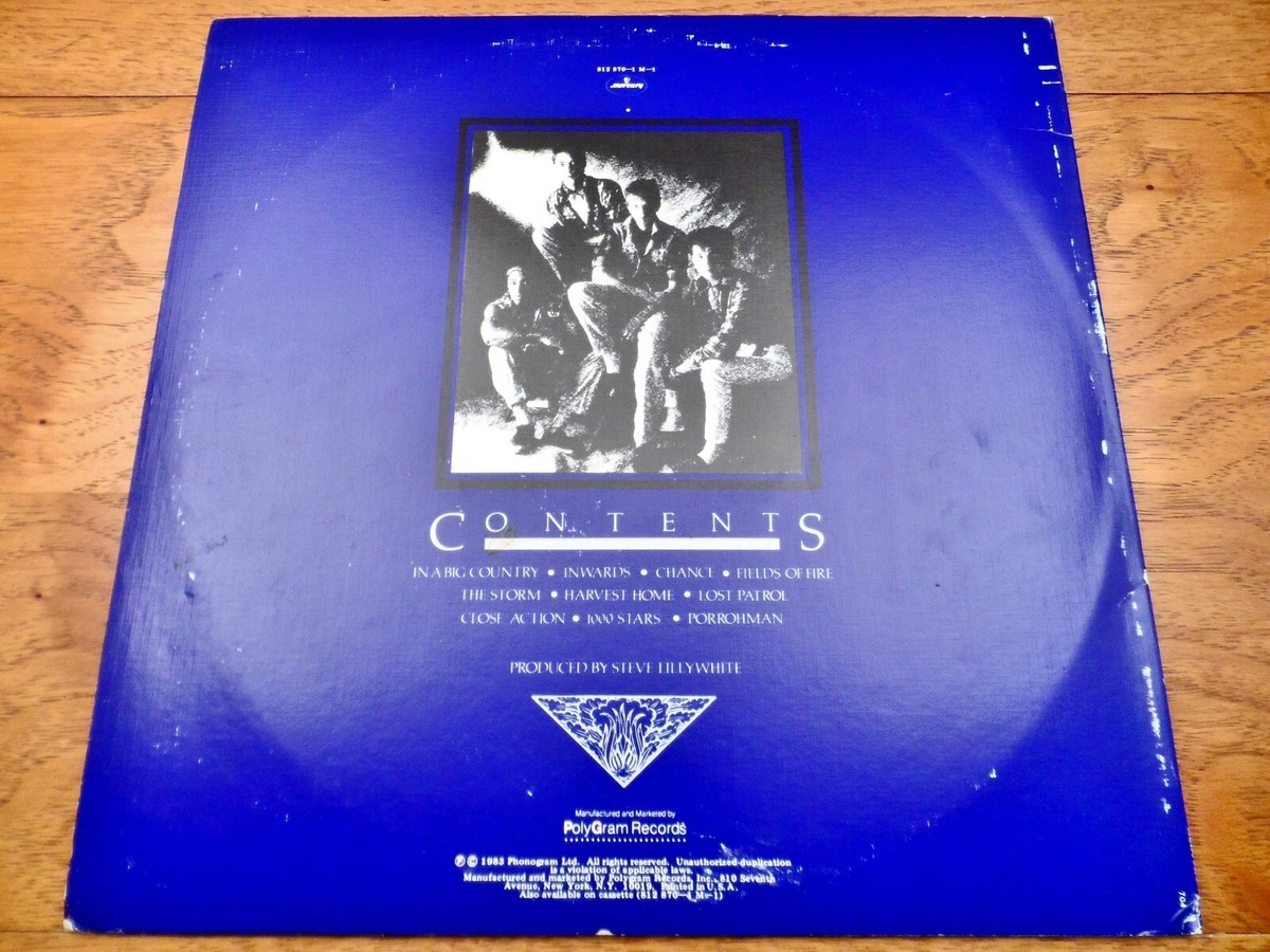 Big Country ‎♫ The Crossing ♫ 1983 Mercury Records