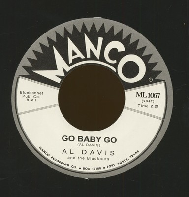 Al Davis - Go Baby Go - Ricky Tic (7inch, 45rpm) - Singles Rock'n'Roll/Rockab...