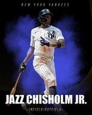 NEW YORK YANKEES 8x10 photo JAZZ CHISHOLM JR. /Man cave collection