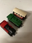 (3) Lot Of Vintage Matchbox Lesney Superfast Loco Red Green Passenger Car
