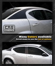Dodge Avenger Roof Pillar Side Hockey Stripes Decals 2008 2009 2010 Pro Motor