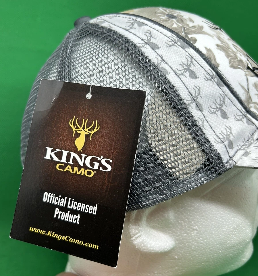 King's Camo Hat Cap Snow Shadow Camouflage NWT - Image 4 of 4