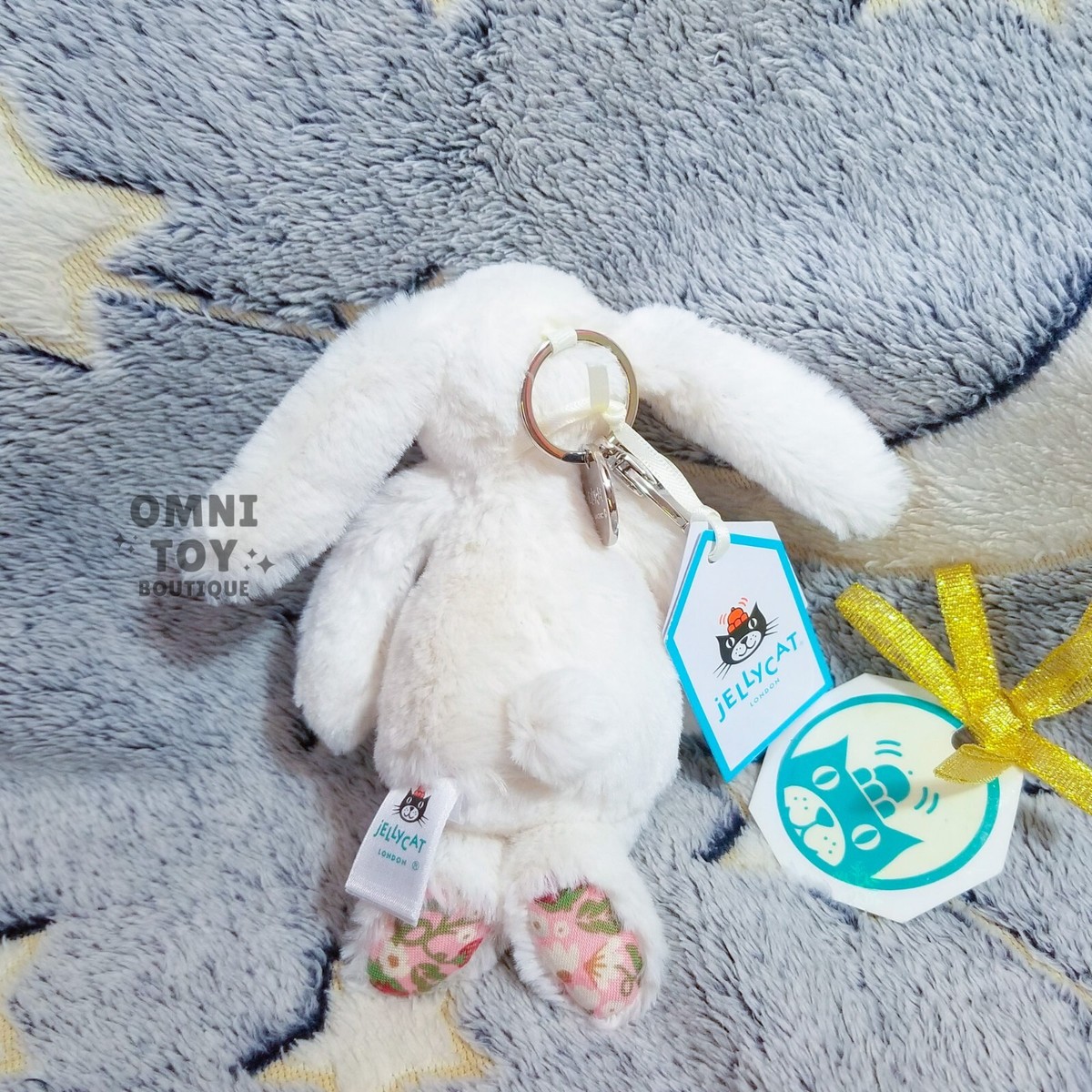 AUTHENTIC Jellycat Blossom Cream Bunny Berry Strawberry Bag