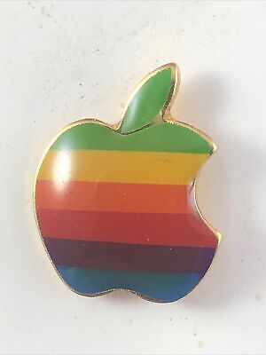 Vintage (1980's to '90s) Apple Computers Macintosh Logo Pin Vintage (1980's to '90s) Apple Computers Macintosh Logo Pin