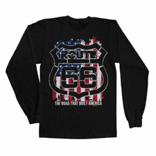 Officially Licensed Route 66 America Long Sleeve T-Shirt S-XXL Sizes