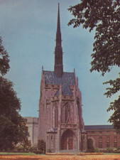 Heinz Memorial Chapel at University of Pittsburgh PA Chrome Vintage Post Card