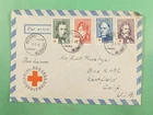DR WHO 1948 FINLAND FDC RED CROSS SEMI POST COMBO R34994