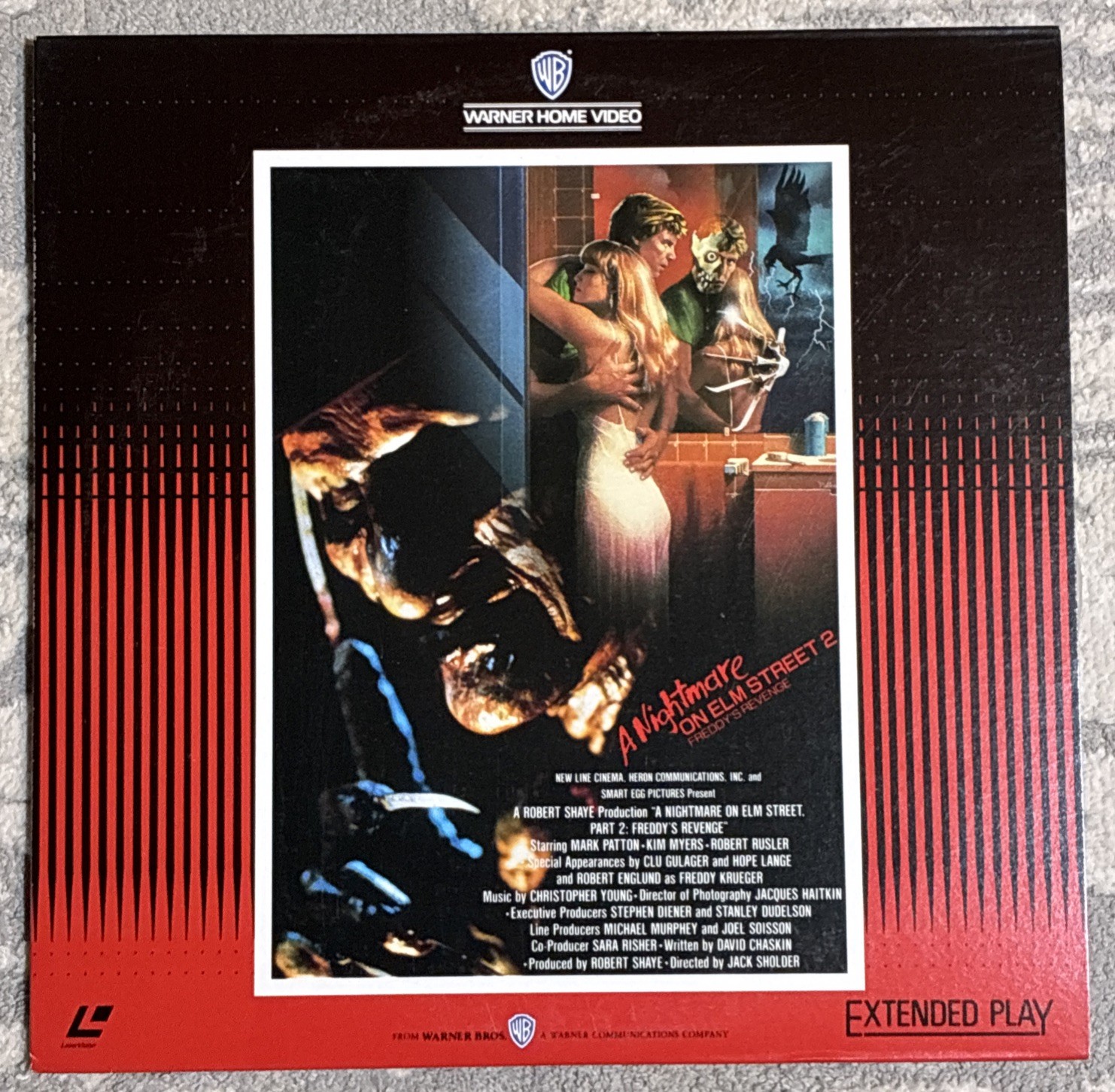 A NIGHTMARE ON ELM STREET PART 2: FREDDY'S REVENGE-Japanese original LASER DISC