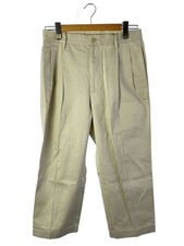WACKO MARIA 2 Tuck Chino Pants Straight Pants M Cotton CRM