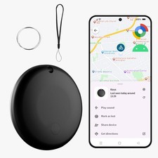 Bluetooth Tracker for Android, Works with Google Find My Device App, black