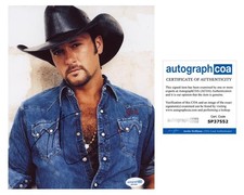 Tim McGraw "I Like It, I Love It" Singer AUTOGRAPH Signed 8x10 Photo ACOA
