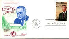 S08-2824, LYNDON B. JOHNSON, FLEETWOOD FDC