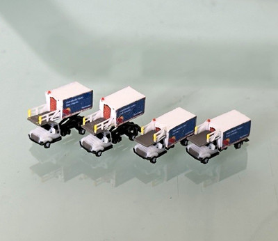 Für HerpaWings 1:500: 4x Catering Truck US-Style