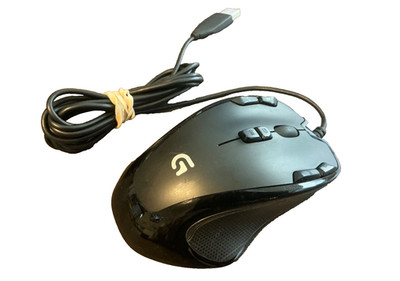 Logitech G300s Ambidextrous Gaming Mouse Programmable Black & Blue USB Wired