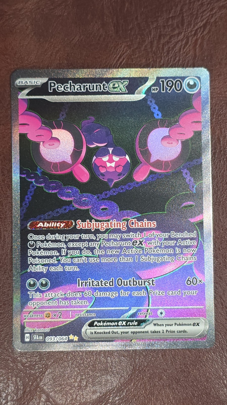 Pecharunt ex 093/064 - Shrouded Fable - Pokemon Card NM/M