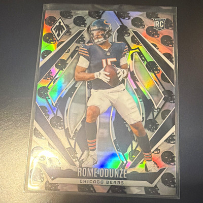 Panini Phoenix 2024 Rome Odunze RC Numbered /399 #236 Bears NFL Helmet Parallel
