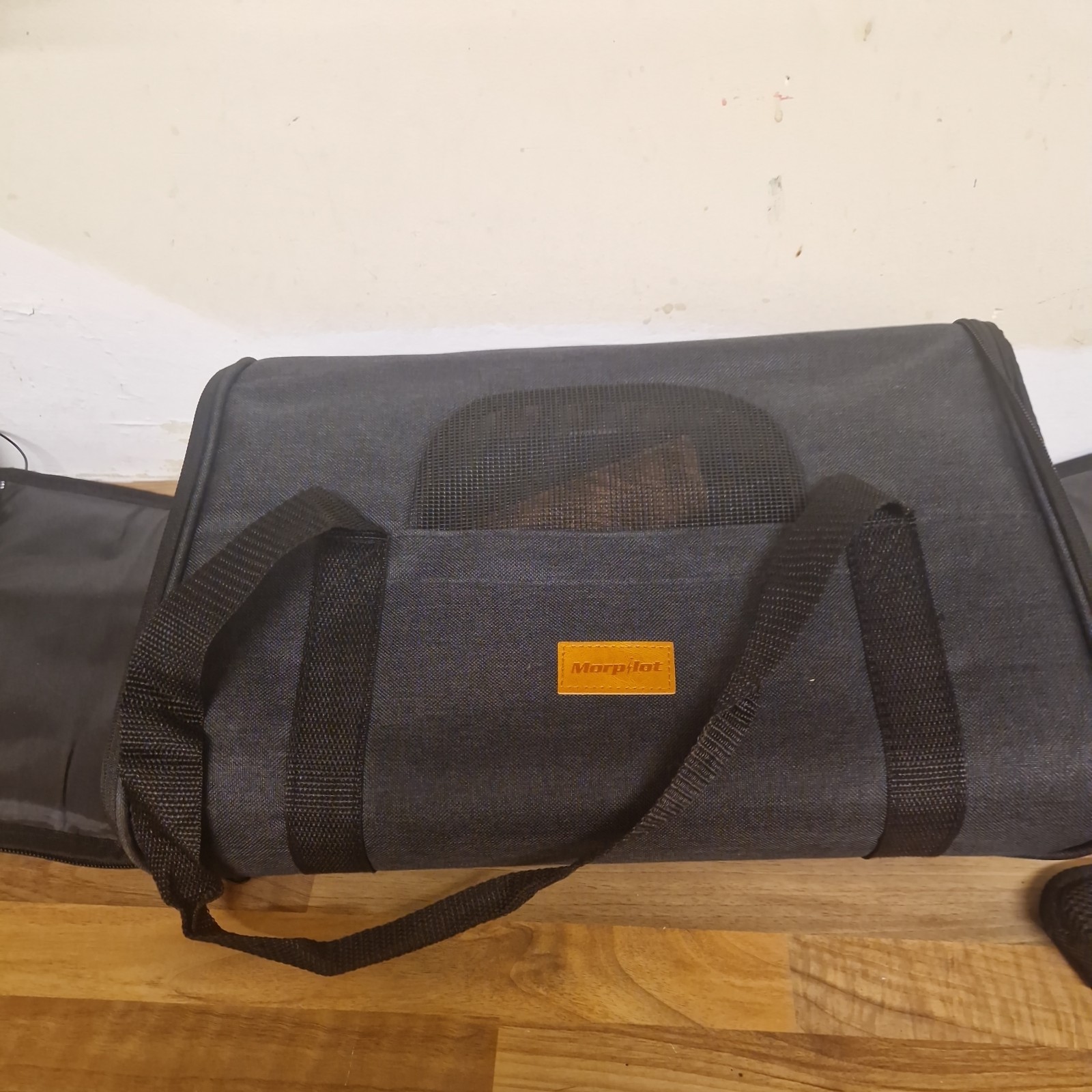 Premium Foldable Lightweight Cat & Dog Carrier with Removable Mat - Top Opening,