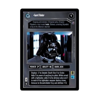 Decipher Star Wars CCG Lord Vader NM