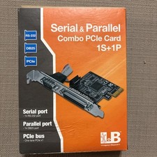 SIIG Single Serial Port plus Single Parallel Port PCIe card RS-232, DB25, PCIe