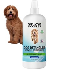 Dog Detangler Spray - Leave-in Conditioner  Dematting Solution - 16 fl oz
