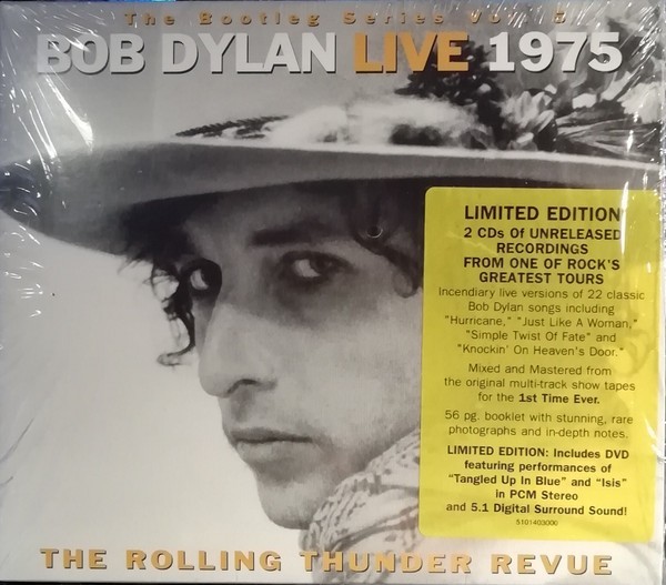 Bob Dylan The Bootleg Series Vol. 5 Live 1975 The Rolling Thunder Revue 2 CD DVD