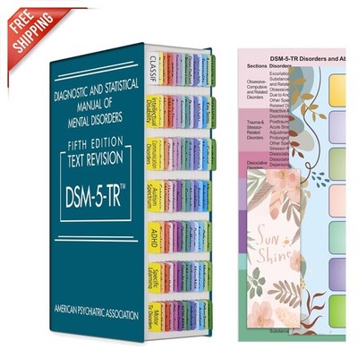 Error-Proof Organization for DSM-5-TR 2022   94 Color Tabs for Busy Clinicians