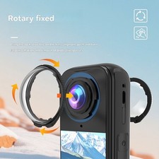 2X For Insta360 X4 Air Sports Camera Lens Guards Cap Cover Lens Protector Glass