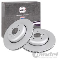 2X A.B.S. Bremsscheiben 345Mm Hinten Passend FüR BMW 5 6