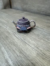 Hometown Teapot Cottages Hardware Store Tea light Holder Ceramic Village Collect