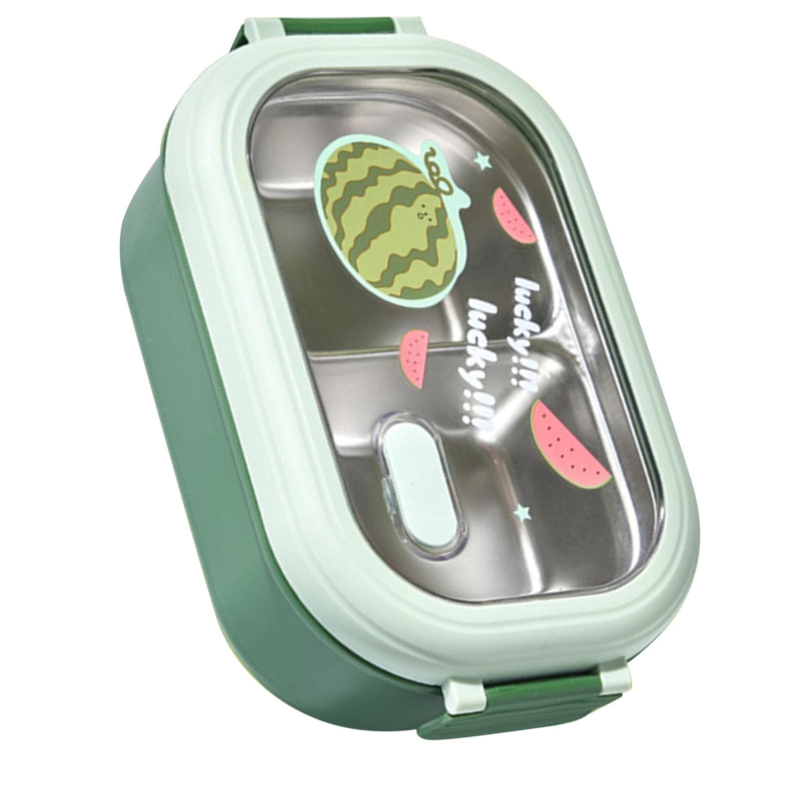 Leakproof Divided Stainless Steel Lunch Box For Students School Office