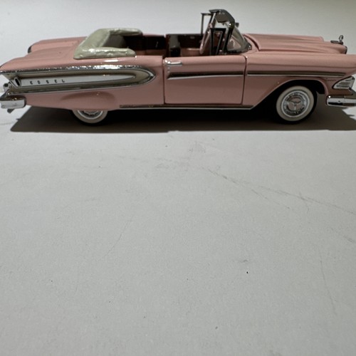 Franklin Mint 1:43 1958 Edsel Citation Convertible Pink Diecast Car B11KC72 - Picture 3 of 19