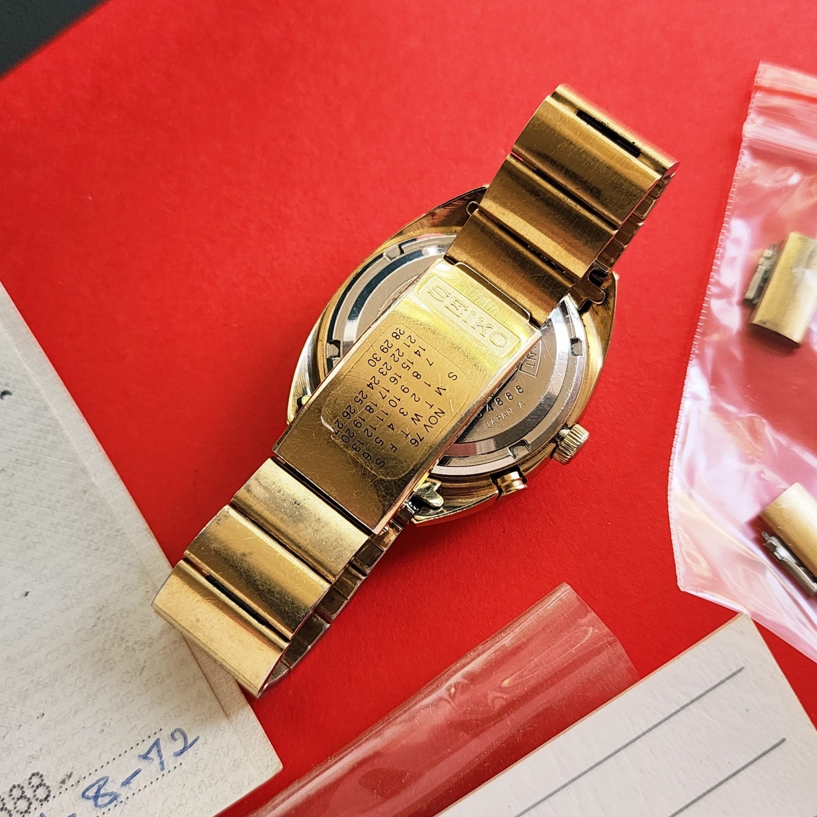 Seiko Bell Matic Watch Sold 1972 Case 888 Automatic 4006-6011 Full Set Bellmatic image 5